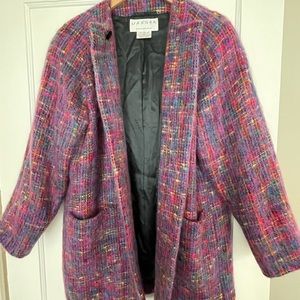 Vintage Jaegar Mohair Wool Tweed Jacket